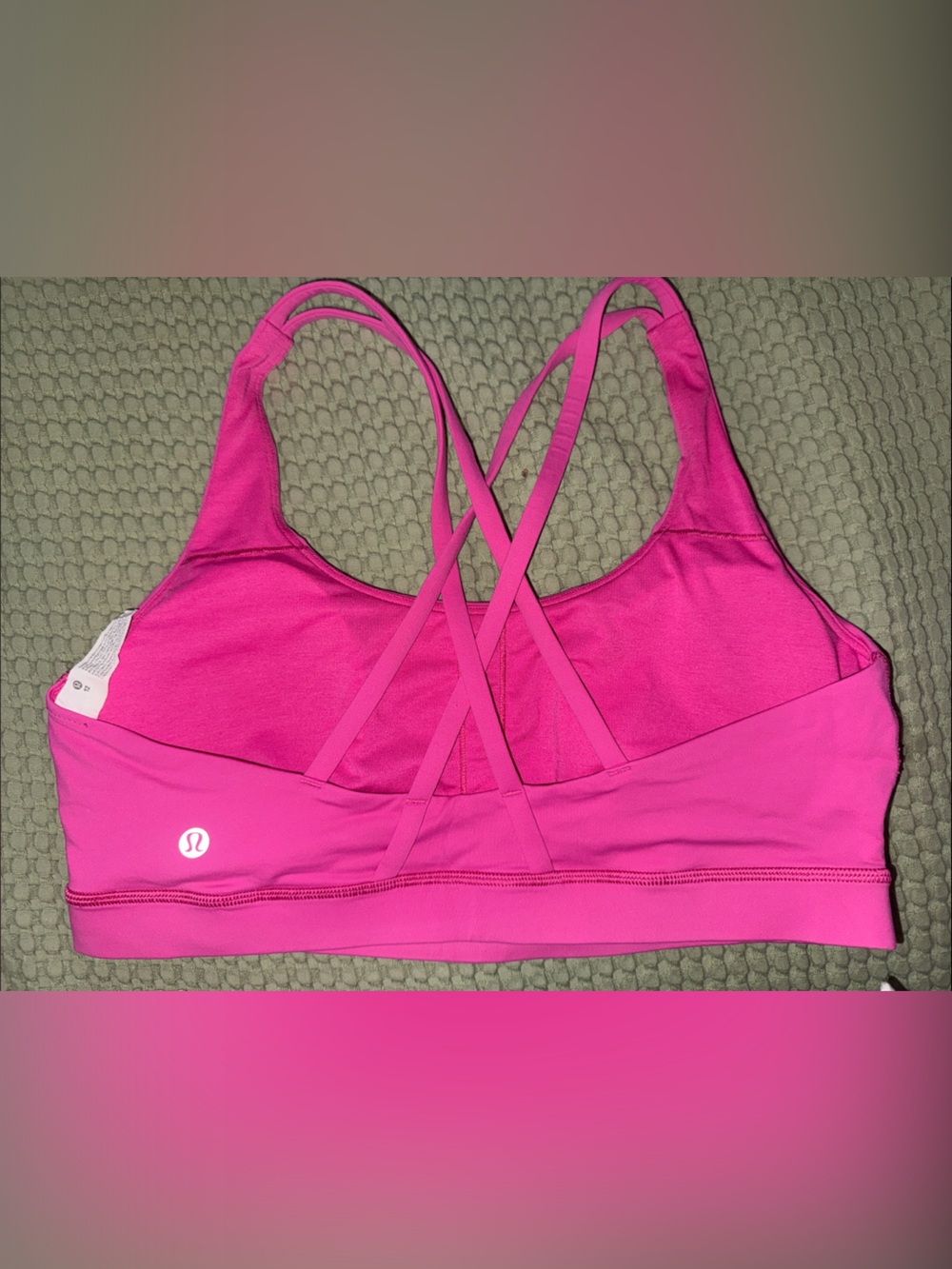 lululemon athletica Hot Pink Strappy Sports Bra
